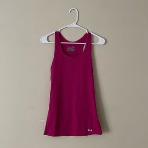 Under Armour Heat Gear Solid Purple/Pink Tank Top Workout